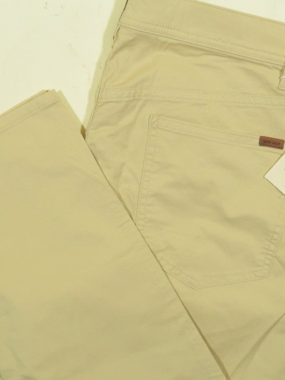 Duck Head Shoreline Five Pocket Pants Mens 32 Sand Beige Cotton Stretch New